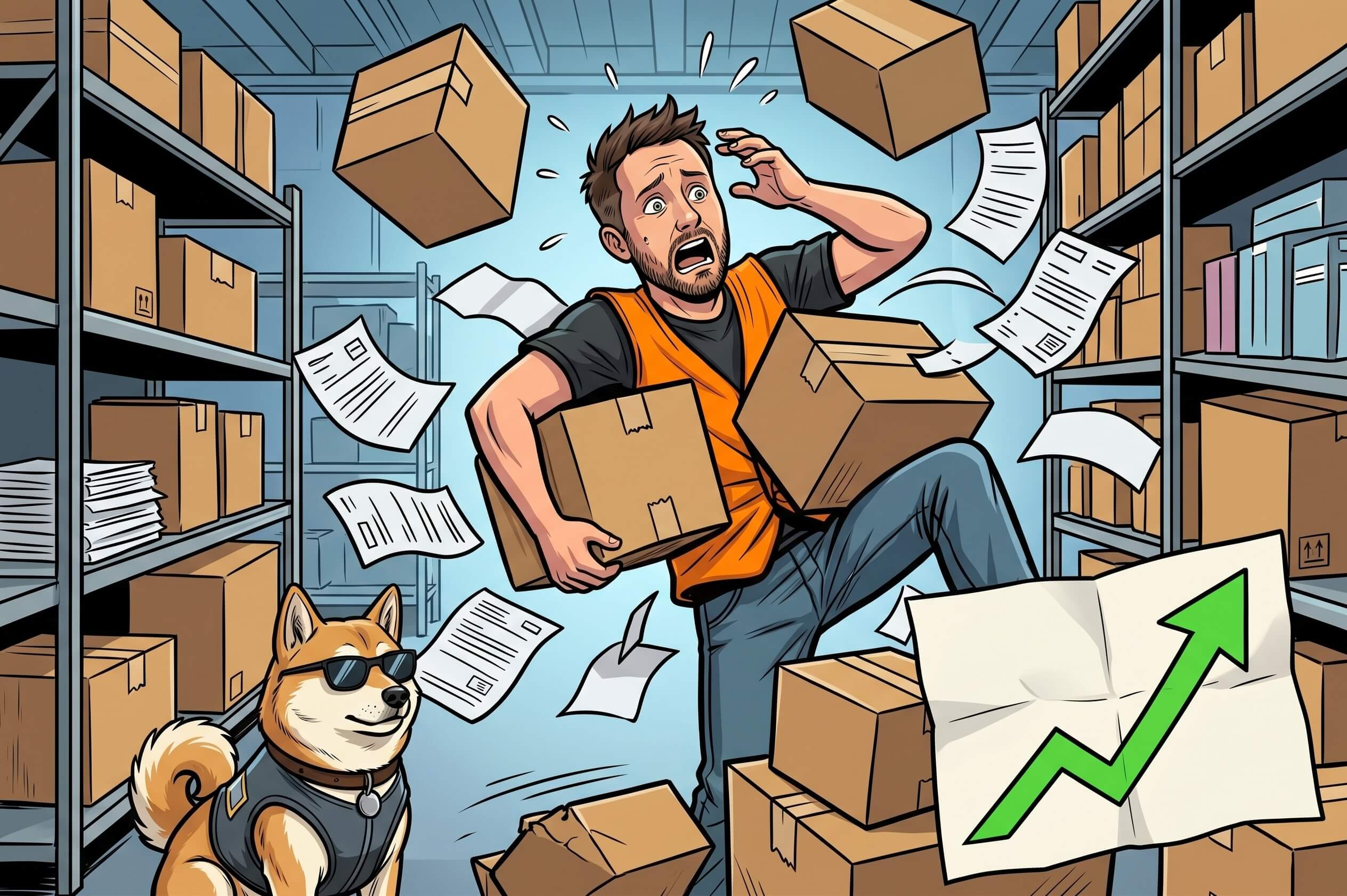 Step-by-Step Warehouse Digitalisation: Tripling Dispatch Speed with Mobile Barcode Scanners